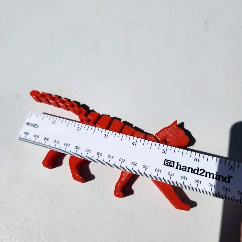 3D Printed Toys Toy Bundle Robot Cat Butterfly Articulated Made by my 8 year old